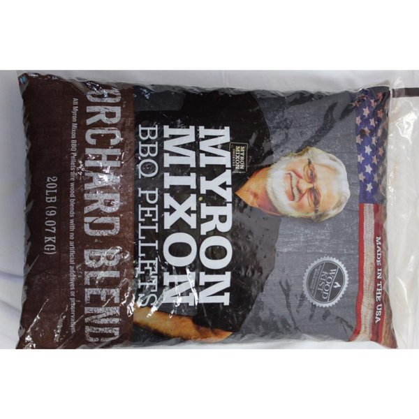 Myron Mixon Orchard Blend BBQ Pellets Wood Pellets All Natural Cherry Oak Blend 20 lb NWP0097